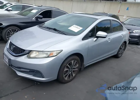 2015 Honda Civic Ex из США, поврежденный, VIN 2HGFB2F80FH545523